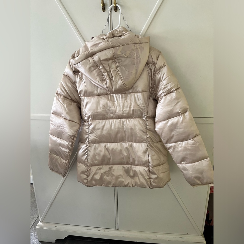 Saint John’s Bay women’s removable hood mid weight puffer jacket. NWT - Picture 2 of 5